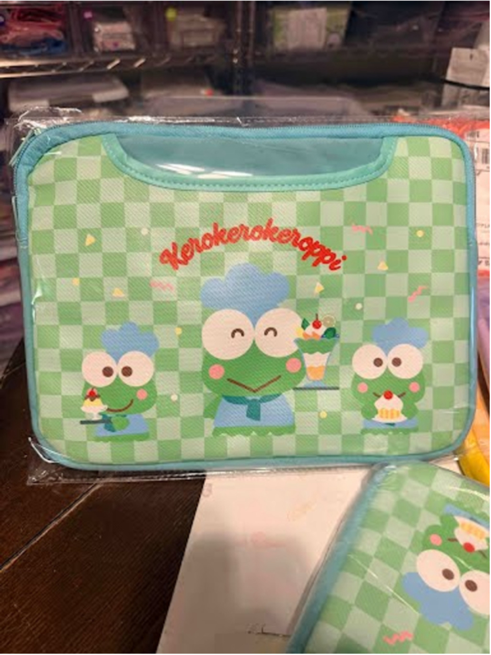 #KP-1098 Keroppi Padded Tablet Case 11x8 inches